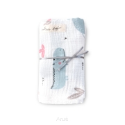 Otulacz pieluszka muślinowa Double Gauze 1szt  (Hippo)