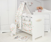 ARUŚ 4 el. pościel do łóżeczka 120*90 (166-hipcie brzoskwinia)