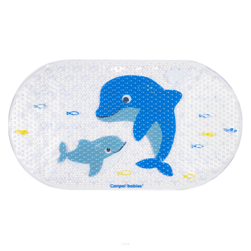 Canpol babies mata do kąpieli 69x38cm LOVE&SEA niebieska 80/001