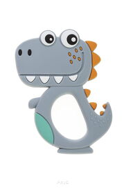 Gryzak silikonowy DINO szary BOC0505