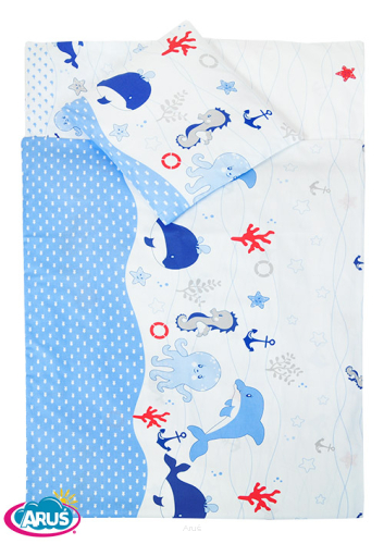 4 pościel do przedszkola 80*220 +gratis (niebieskie morze)