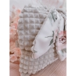 Poduszka przytulanka KRÓLIK (popiel minky +calineczka) - 4