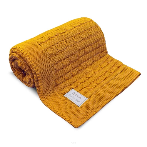 Eevi koc bambusowy 75*100 (miodowy)