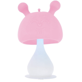 Bocioland gryzak silikonowy Grzybek różowy