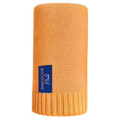 Bocioland koc bawełniano-bambusowy PARIS (musztarda)