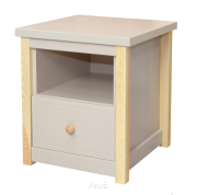 Szafka nocna z szufladą DIEGO PLUS (kaszmir/sosna)