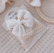 Spinki do włosów 2szt (eternal roses + koronka)