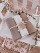 Otulacze pieluszki muślinowe Double Gauze zestaw 3szt (B)