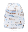 Pościel do przedszkola żłobka Minky 100x135 z wypełnieniem + Worek-3el (niebieski +ciuchcia) - 3