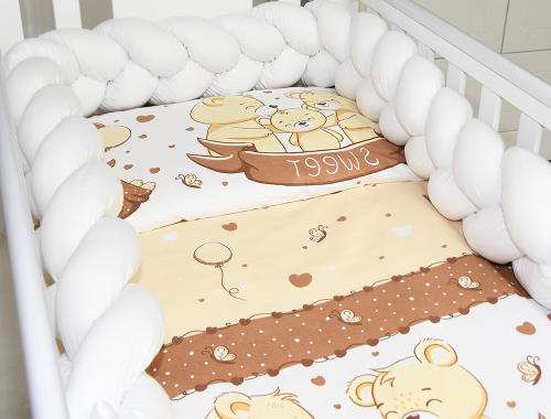 3 el.Pościel do łóżeczka 120x90 