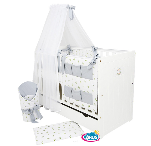 6 el.Pościel do łóżeczka 120x90 dwustronna 