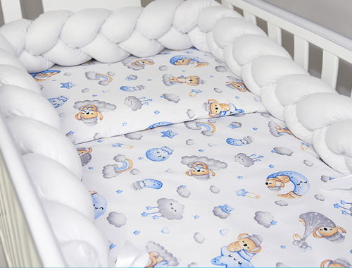 3 el.Pościel do łóżeczka 120x90 