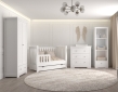 Zestaw mebli , komplet mebli dziecięcych ALICE 4 : łóżeczko + szafa + komoda +regał - 2