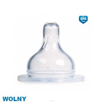 Canpol smoczek do butelki EasyStart - wolny (21/720)