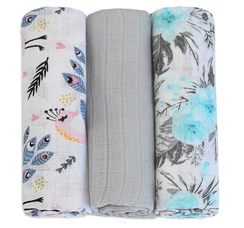 Pieluszki pieluchy tetrowe 3 sztuki (zestaw X)