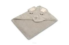 Sensillo okrycie kąpielowe bawełna frotte 100x100 (słonik popiel)