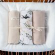 Otulacze pieluszki muślinowe Double Gauze zestaw 3szt (B1) - 3
