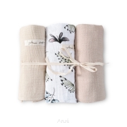 Otulacze pieluszki muślinowe Double Gauze zestaw 3szt (B1)