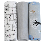 Pieluszki pieluchy tetrowe 3 sztuki (zestaw A)