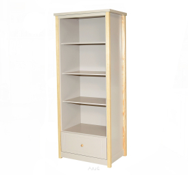 Regał do pokoju dziecięcego z półkami DIEGO PLUS kaszmir/sosna