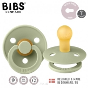BIBS smoczek uspokajający kauczukowy 0+ S (sage)