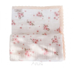 Kocyk Muślinowy z Koronką Double Gauze 100x75 - Powder blossom - 2