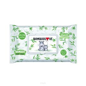 NOWOŚĆ! Bambusowe chusteczki nawilżane Bamboolove 60 sztuk 