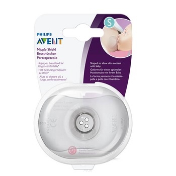 Philips Avent, osłonki silikonowe piersi, small SCF153/01, 2 sztuki S