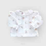 Koszula muślinowa z falbanką (cinnamon roses)