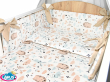 4 el.Pościel do łóżeczka 120x90 dwustronna 