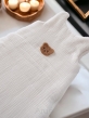 Śpiworek niemowlęcy do spania muślinowy ocieplany (latte little teddy) - 2