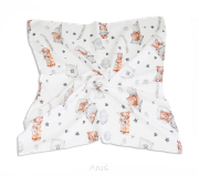 Pieluszka pielucha muślinowa (misie good night)