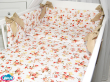 4 el.Pościel do łóżeczka 120x90 dwustronna 