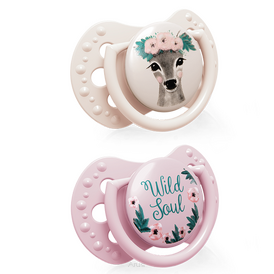 Smoczek silikonowy dynamiczny LOVI 0-2 m 2 szt. Wild Soul Girl