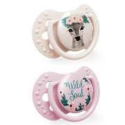 Smoczek silikonowy dynamiczny LOVI 0-2 m 2 szt. Wild Soul Girl