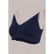 CARRIWELL Biustonosz do karmienia bezszwowy DELUXE S Navy