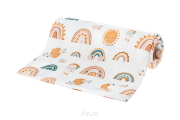 Pieluszka pielucha bambusowa 75x75 (tęcza)