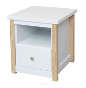 Szafka nocna Diego (biały/sosna)