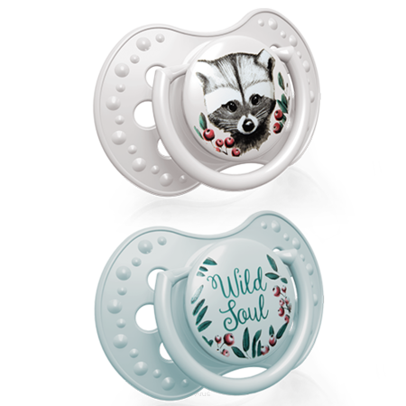  Smoczek silikonowy dynamiczny LOVI 3-6 m 2 szt. Wild Soul Boy 22/883boy