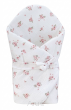 Rożek becik muślinowy, otulacz, kołderka, mata z wypełnieniem 4w1 (powder blossom) - 2