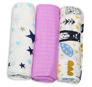 Pieluszki pieluchy tetrowe 3 sztuki (zestaw F)