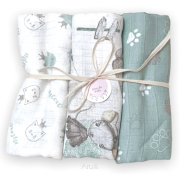 Pieluszki pieluchy tetrowe 3 sztuki (zestaw O)