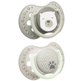 Smoczek silikonowy dynamiczny LOVI 0-3 m 2 szt. Buddy Bear 22/863