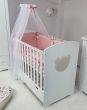 Łóżeczko z szufladą / tapczanik LITTLE TEDDY kolor biały - 6