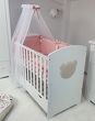 Łóżeczko z szufladą / tapczanik LITTLE TEDDY kolor biały - 6