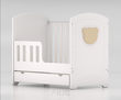 Łóżeczko z szufladą / tapczanik LITTLE TEDDY kolor biały - 4