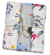 Pieluszki pieluchy tetrowe 3 sztuki (zestaw M)