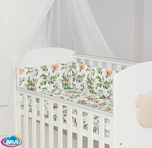 8 el. Pościel do łóżeczka Tobiasz (ruda wiewiórka)