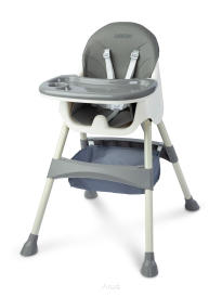 Caretero krzesełko do karmienia BILL (grey)