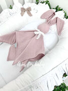 Muślinowa przytulanka Bunny (powder pink)